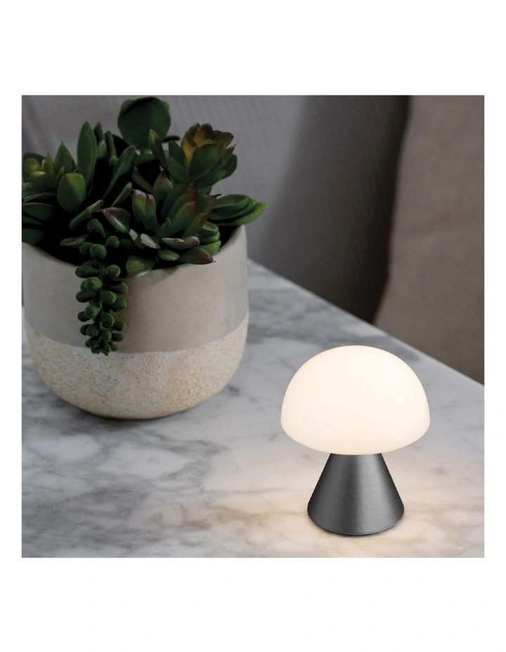 Lexon Mina Mini Led Lamp - Gunmetal image 5