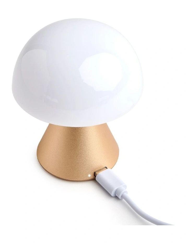Lexon Mina Mini Led Lamp - Gold image 3