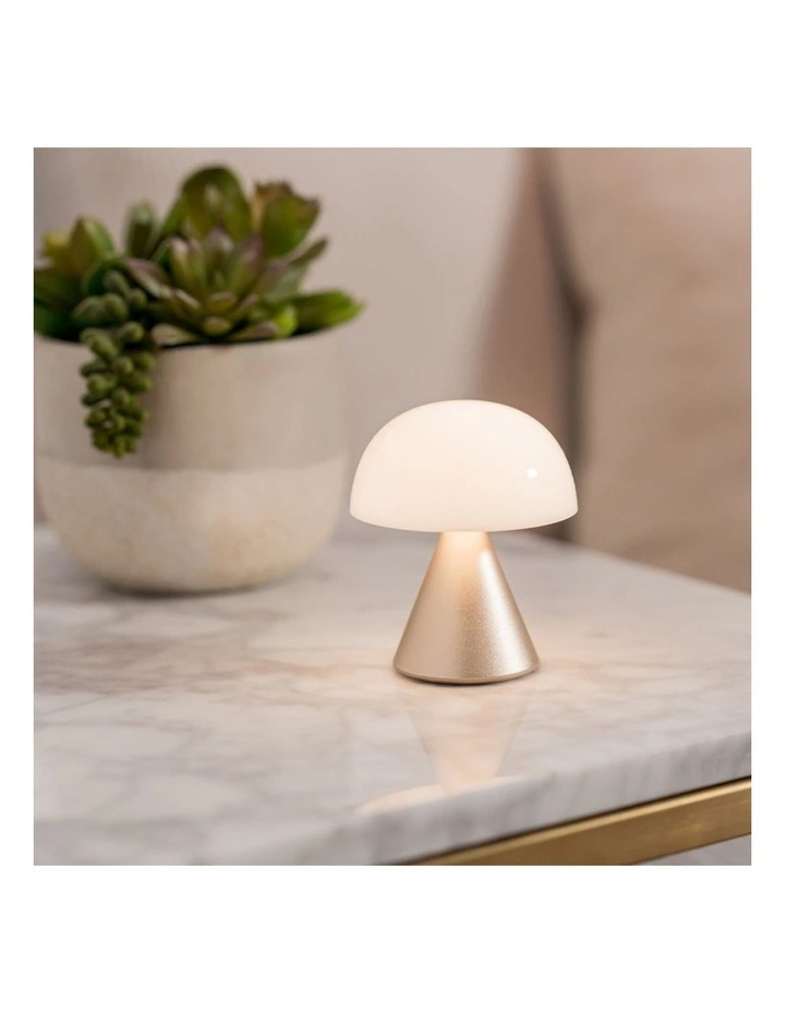 Lexon Mina Mini Led Lamp - Gold image 4