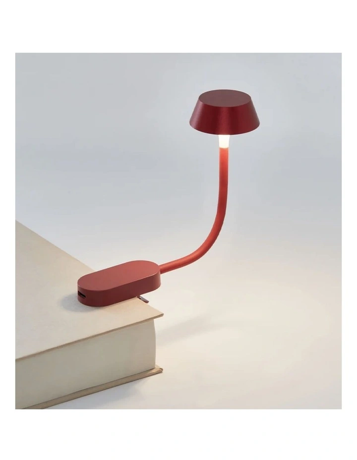 Lexon Mimi Flexible LED Lamp - Dark Red image 3