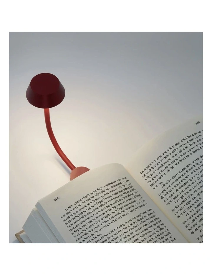 Lexon Mimi Flexible LED Lamp - Dark Red image 4