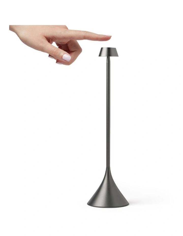 Lexon Steli Shade Infinitely Pairable Table Lamp - Gunmetal image 2