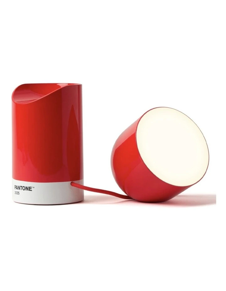 Lexon Orbe Portable Led Lamp With Moving Head PANTONE - 2035 Red image 3