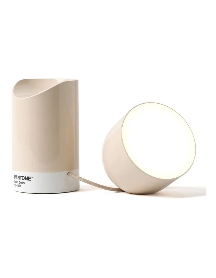 Lexon Orbe Portable Led Lamp With Moving Head PANTONE - Sand image 3