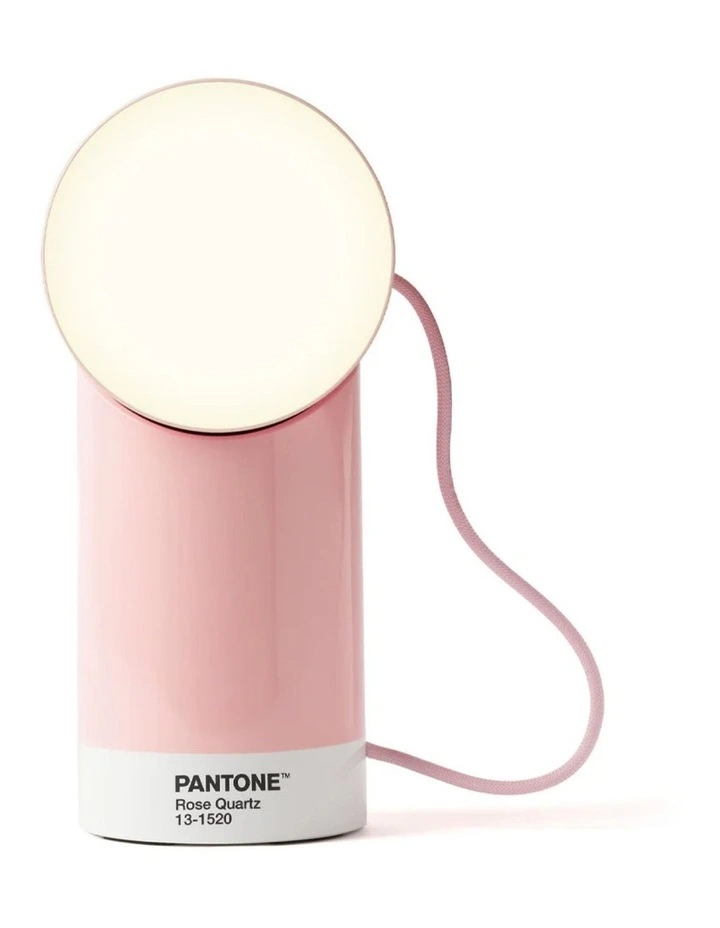 Lexon Orbe Portable Led Lamp With Moving Head PANTONE - Rose Pink image 2