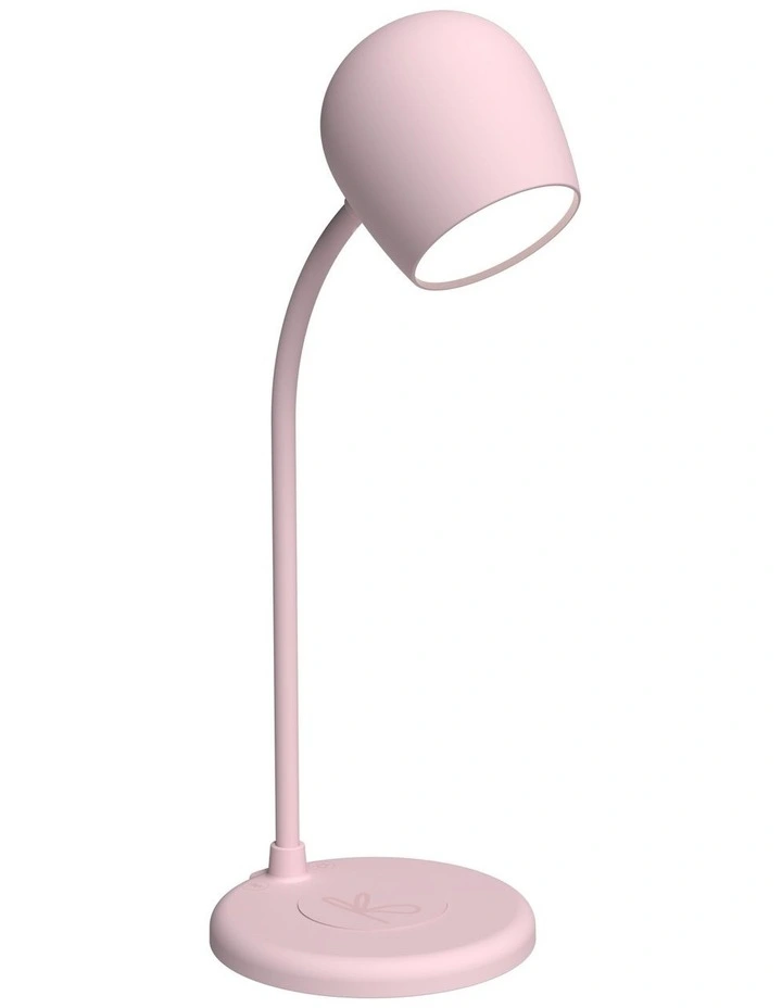 Kreafunk Ellie Lamp W/ Qi Charger And Bluetooth Speaker - Dusty Rose image 1
