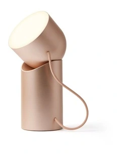 Lexon Orbe Portable Led Lamp With Moving Head - Gold