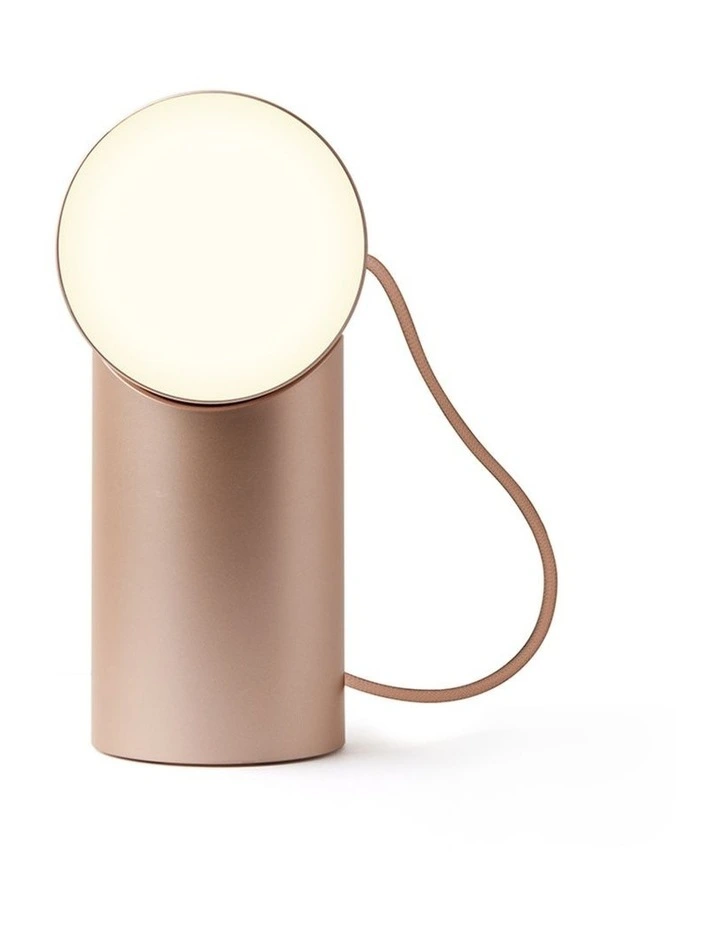 Lexon Orbe Portable Led Lamp With Moving Head - Gold image 3