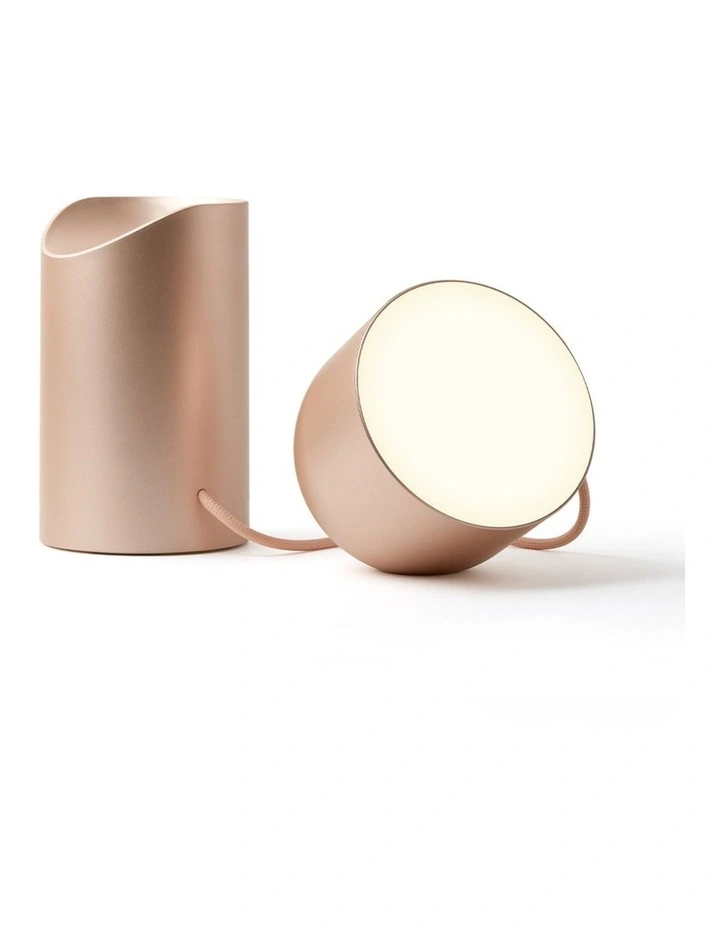 Lexon Orbe Portable Led Lamp With Moving Head - Gold image 4
