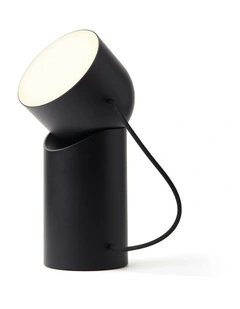 Lexon Orbe Portable Led Lamp With Moving Head - Black