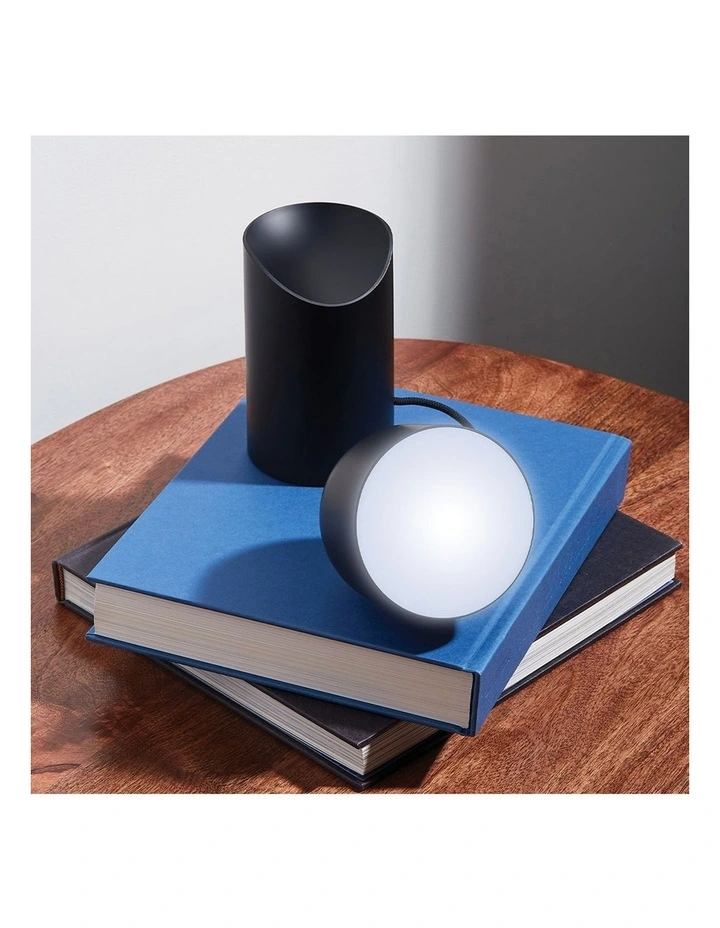Lexon Orbe Portable Led Lamp With Moving Head - Black image 5
