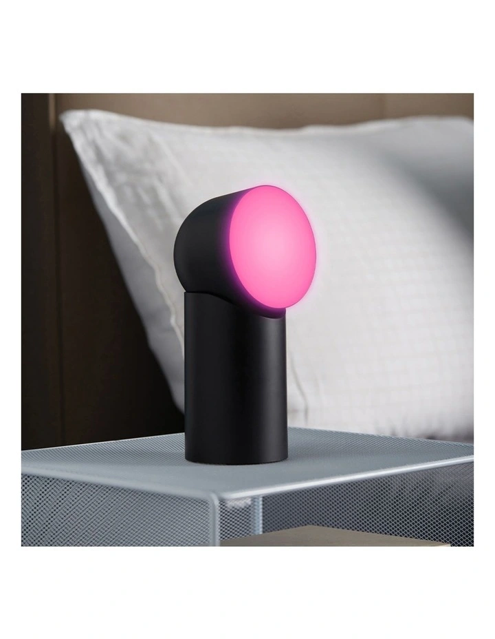 Lexon Orbe Portable Led Lamp With Moving Head - Black image 6