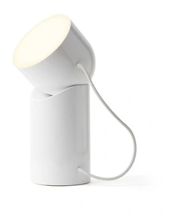 Lexon Orbe Portable Led Lamp With Moving Head - White