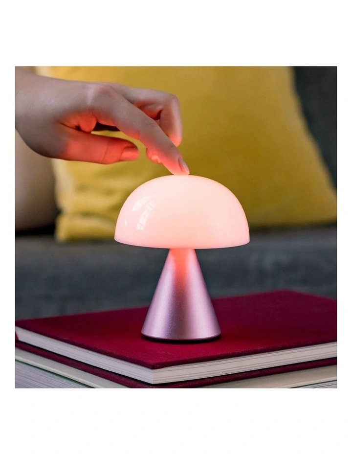Lexon Mina M Medium Portable Led Lamp - Pink image 5