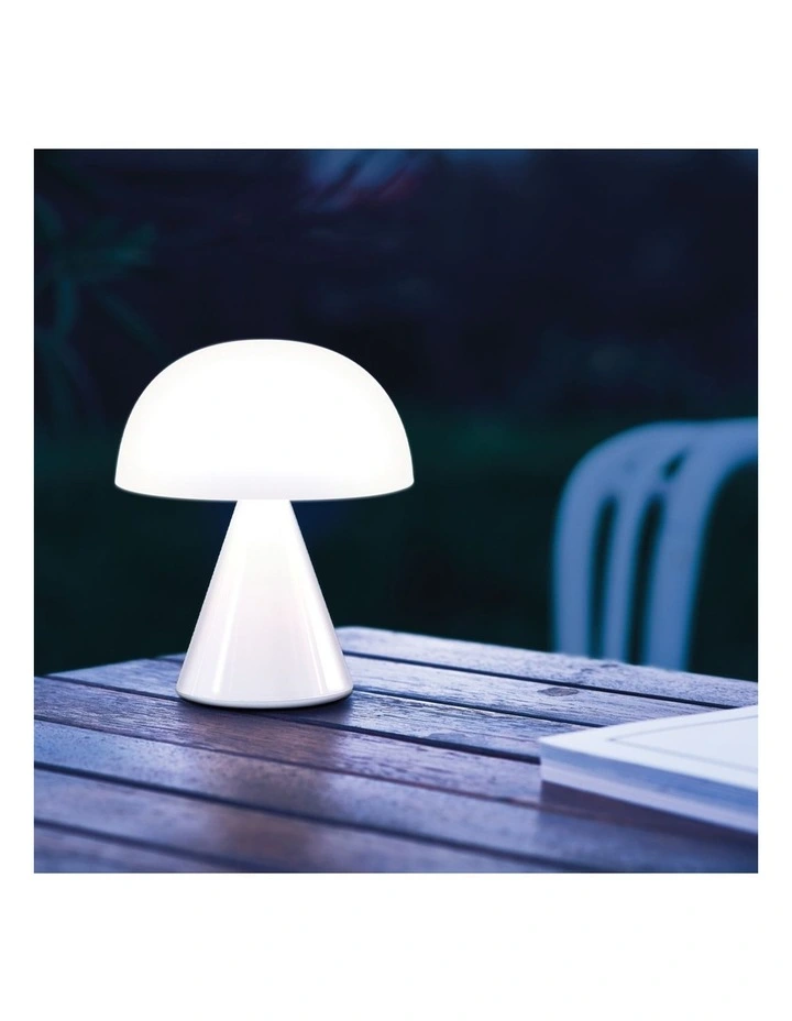 Lexon Mina M Medium Portable Led Lamp - White image 4