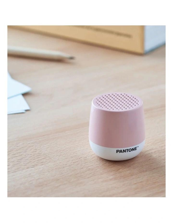Lexon Mino Mini Bluetooth Speaker PANTONE - Rose Pink image 3