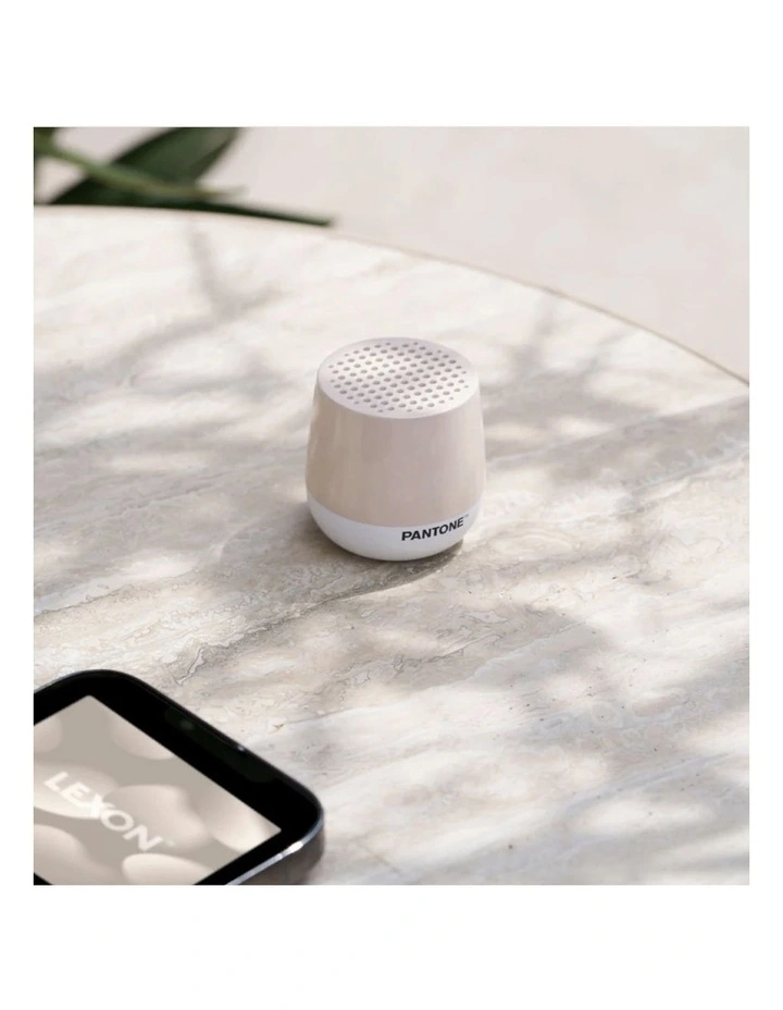 Lexon Mino  Mini Bluetooth Speaker PANTONE - Sand image 4