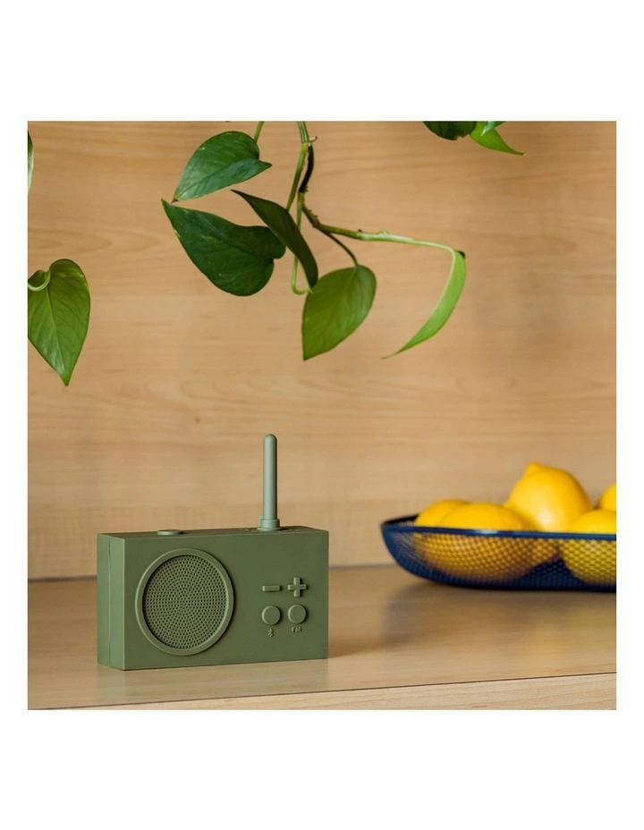 Lexon Thykho 3 Fm Radio & Bluetooth Speaker - Kakhi image 4