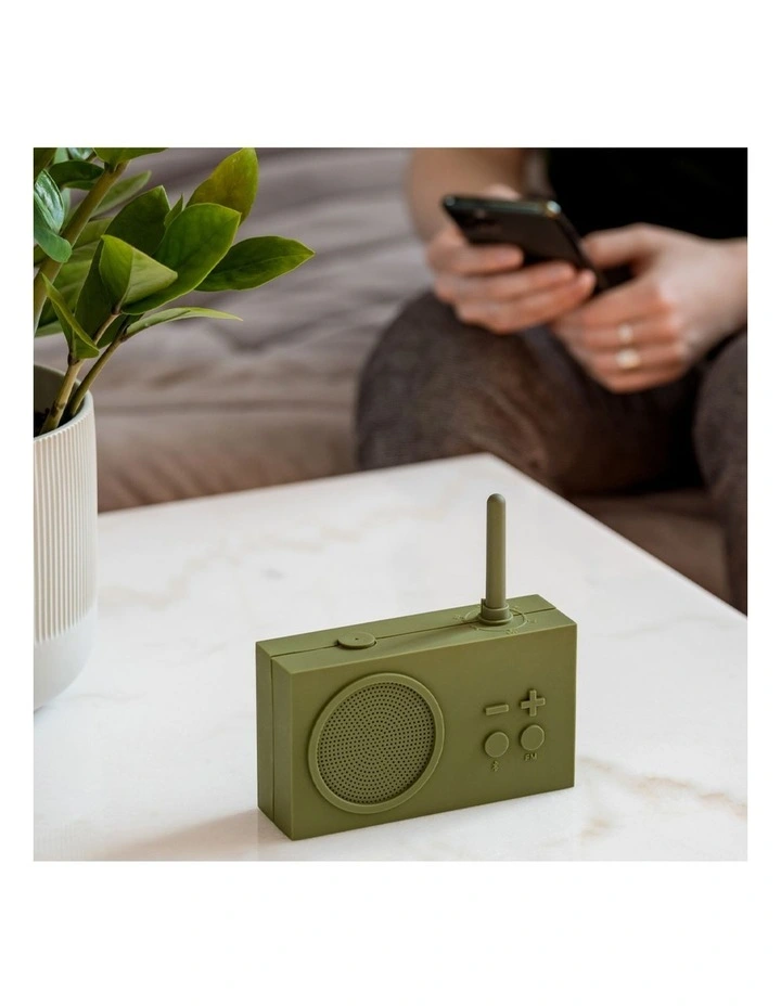 Lexon Thykho 3 Fm Radio & Bluetooth Speaker - Kakhi image 5