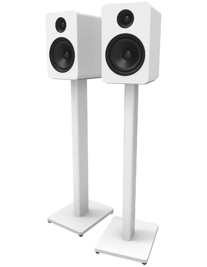 Kanto ST28W 28 Universal Bookshelf Speaker Floor Stand - White, Pair image 2