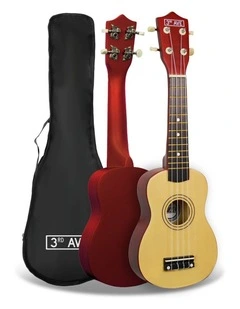 3rd Avenue Soprano Ukulele - Natural