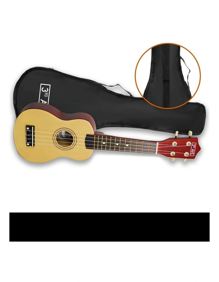 3rd Avenue Soprano Ukulele - Natural image 3