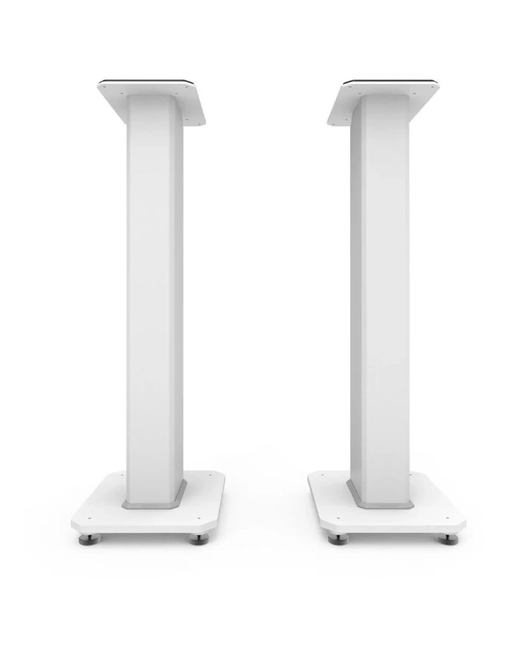 Kanto SX30W 30 Tall Fillable Speaker Stands with Isolation Feet - Pair, White image 3