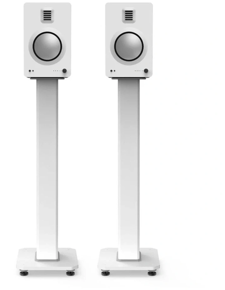 Kanto SX30W 30 Tall Fillable Speaker Stands with Isolation Feet - Pair, White image 5