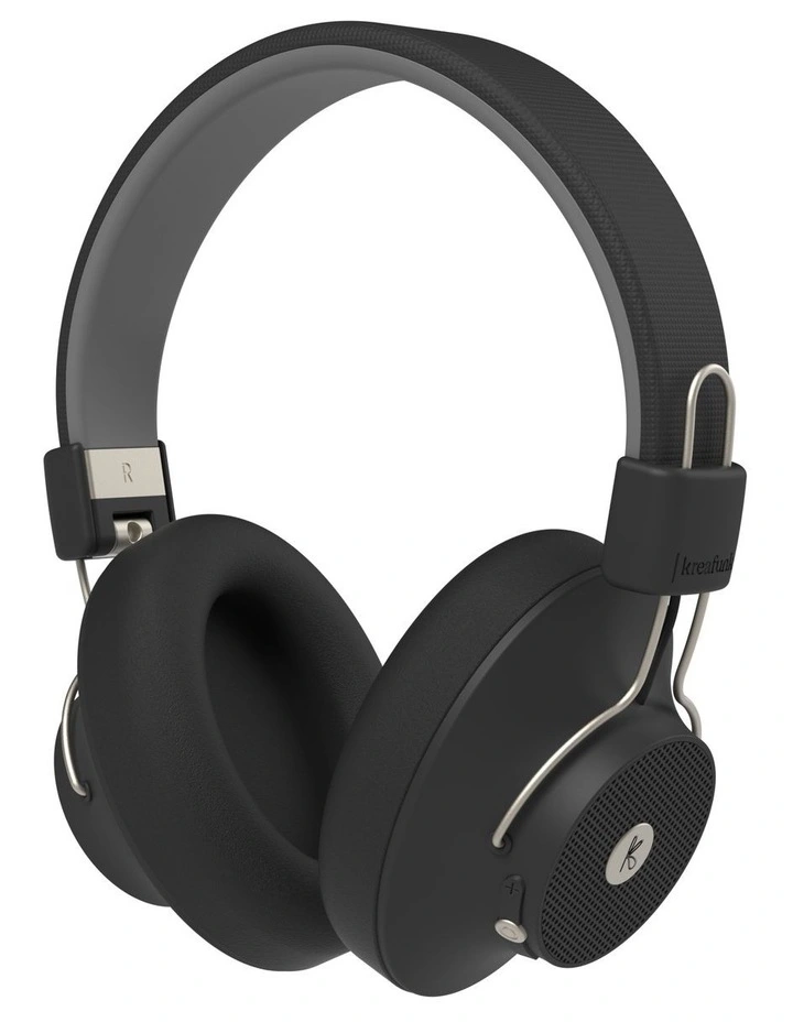Kreafunk Abeat Qi Bluetooth Headphones W/ Anc - Black image 2
