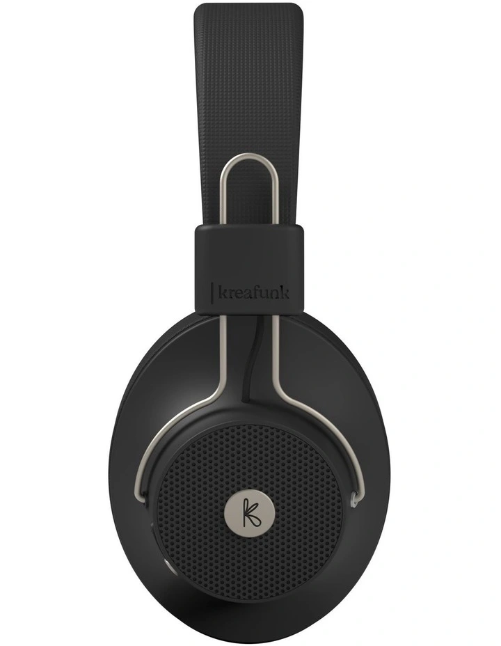 Kreafunk Abeat Qi Bluetooth Headphones W/ Anc - Black image 3