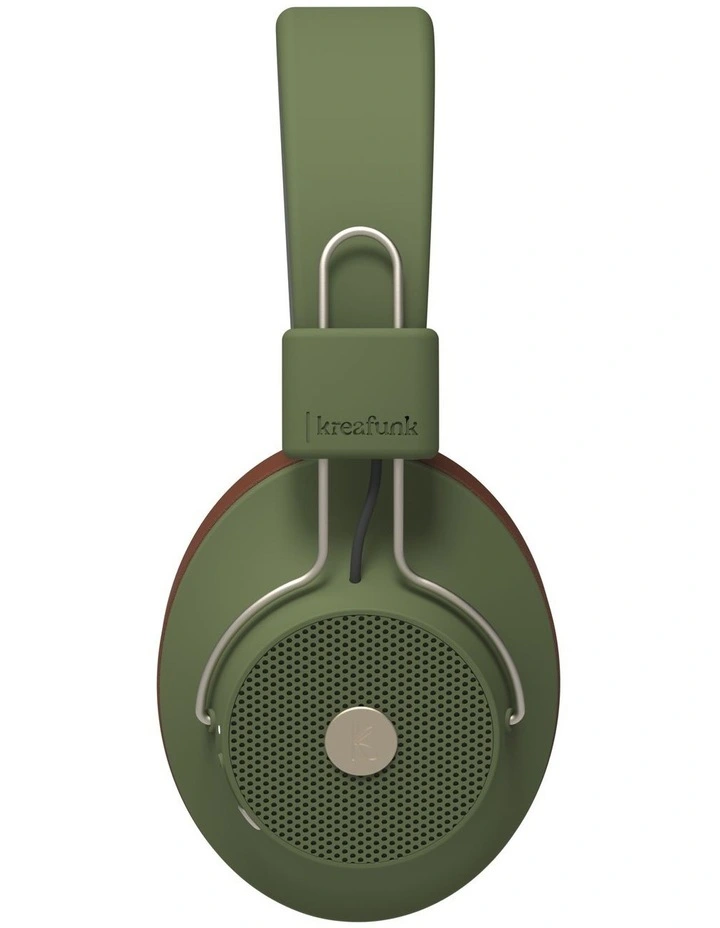 Kreafunk Abeat Qi Bluetooth Headphones W/ Anc - Urban Green image 3