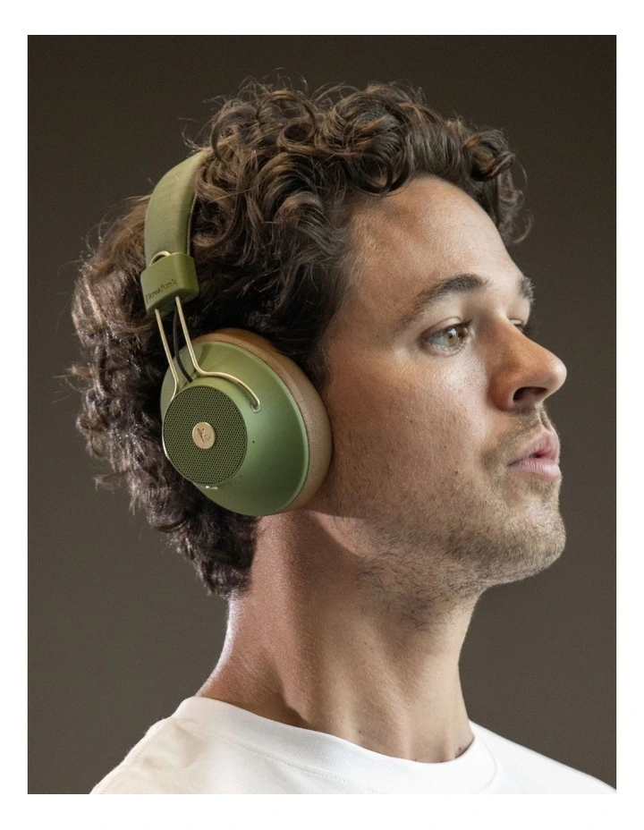 Kreafunk Abeat Qi Bluetooth Headphones W/ Anc - Urban Green image 5