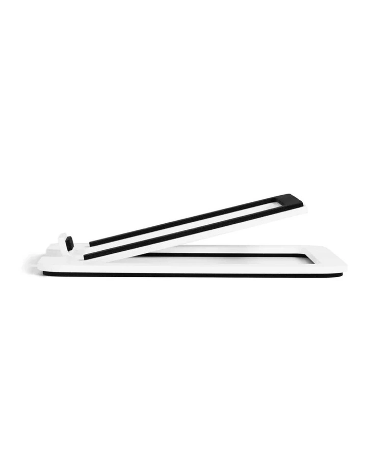 Kanto S2W Angled Desktop Speaker Stands for Small Speakers - Pair, White image 3