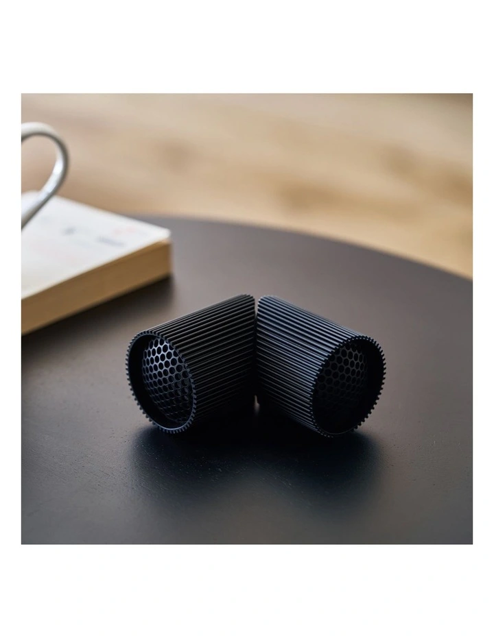 Lexon Ray Set Of Magnetic Bluetooth Speakers - Black image 4