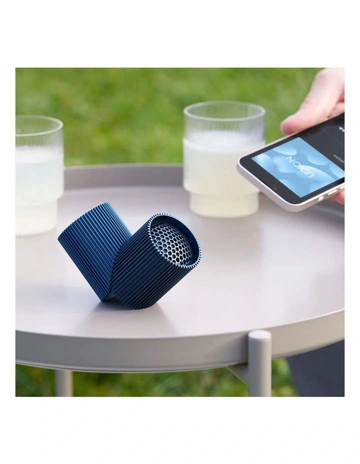 Lexon Ray Set Of Magnetic Bluetooth Speakers - Blue image 4