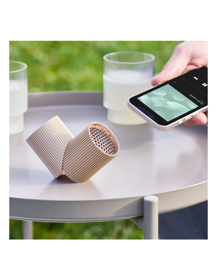 Lexon Ray Set Of Magnetic Bluetooth Speakers - Gold image 4