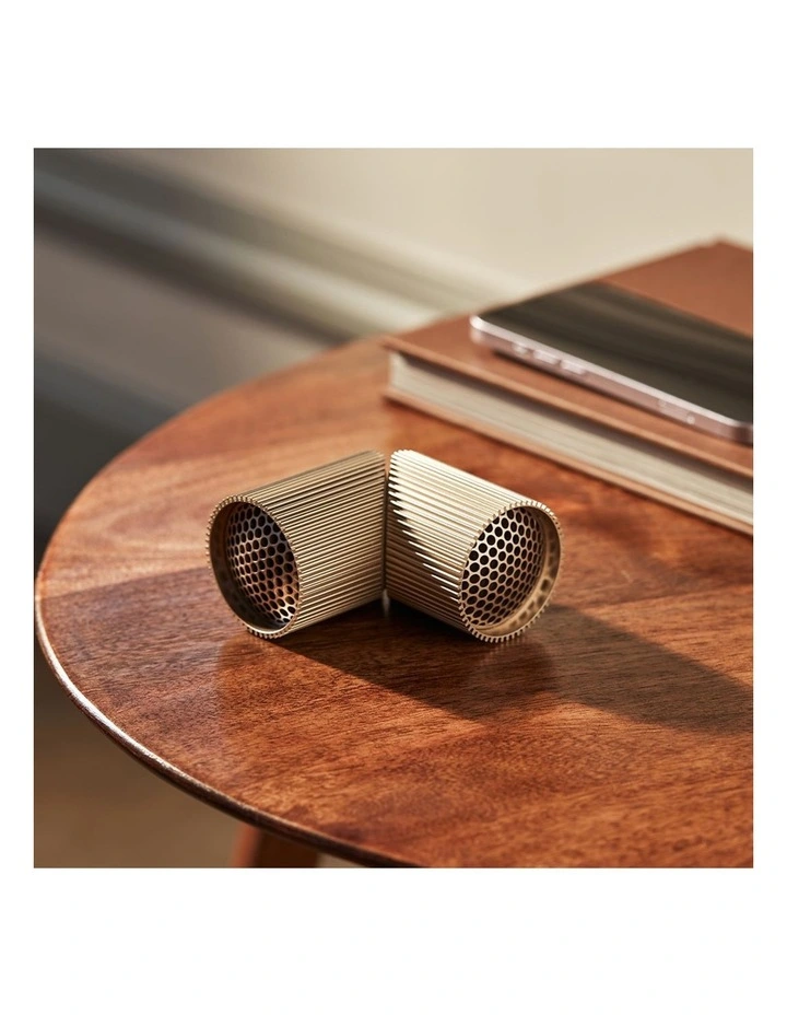 Lexon Ray Set Of Magnetic Bluetooth Speakers - Gold image 5