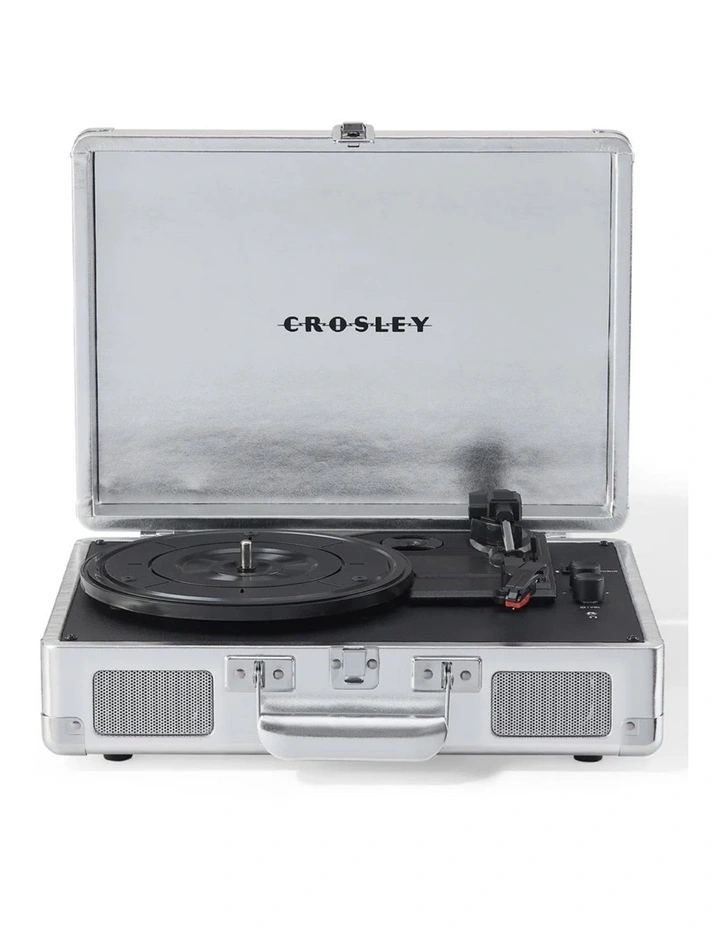 Crosley Cruiser Bluetooth Portable Turntable - Silver image 1