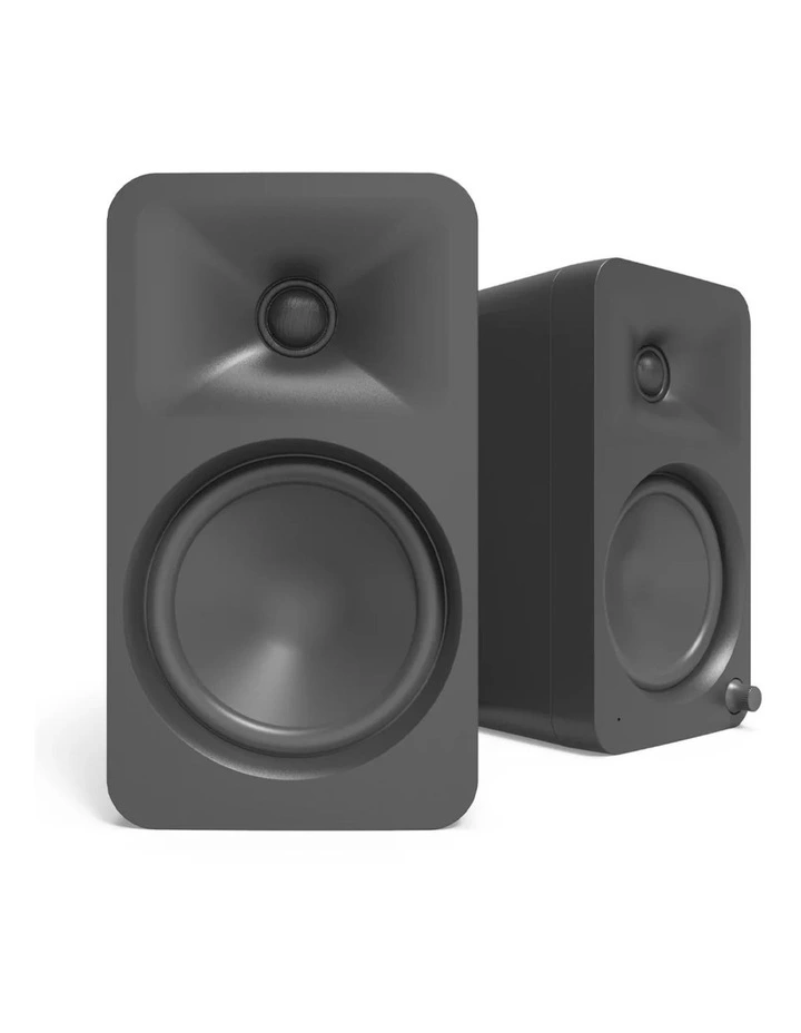 Kanto ORA4 140W Powered Reference Speakers with USB-C Input and Bluetooth - Black, Pair image 1