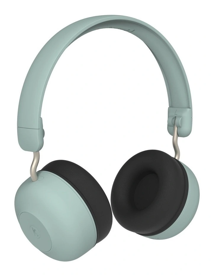 Kreafunk Kids Buzz Bluetooth Headphones W/ Anc - Dusty Green image 2