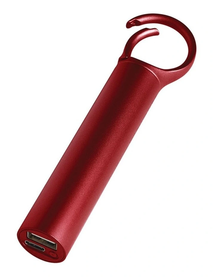 Lexon Nomaday 3000 Mah Power Bank With Clip - Red image 2