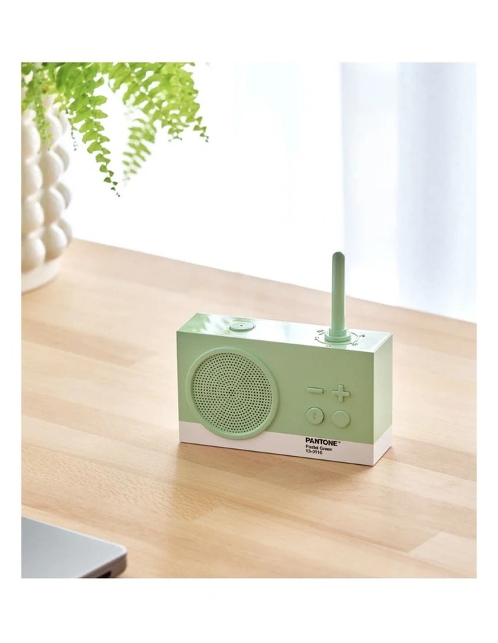 Lexon Thykho 3 Fm Radio & Bluetooth Speaker PANTONE - Green image 4