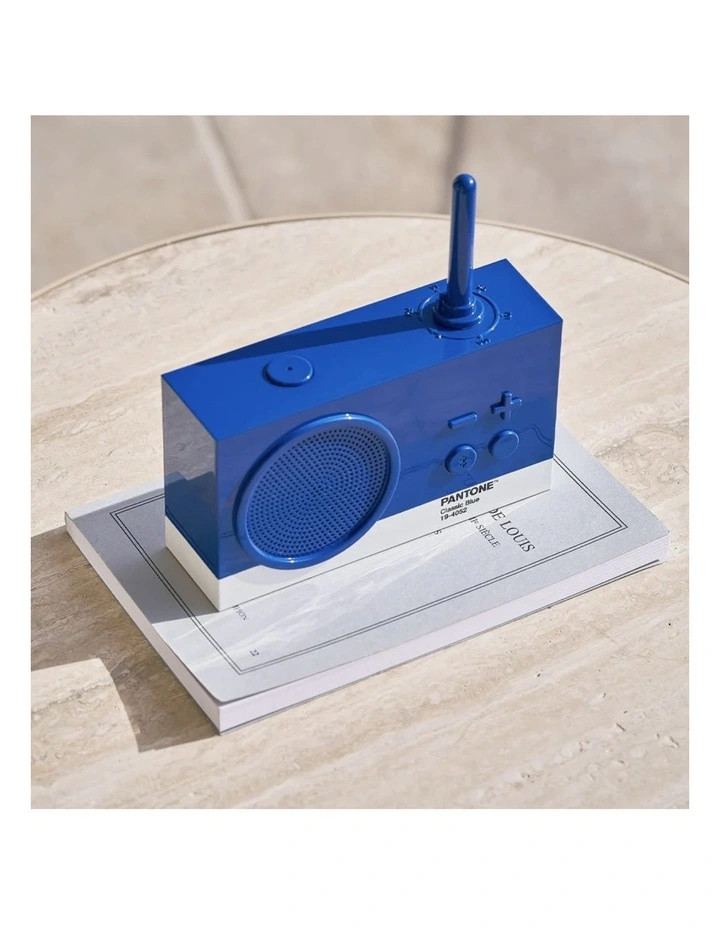 Lexon Thykho 3 Fm Radio & Bluetooth Speaker PANTONE - Classic Blue image 2