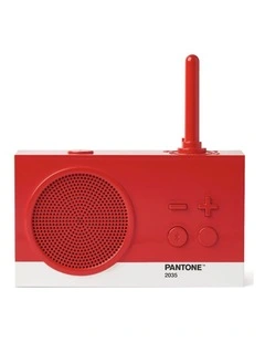 Lexon Thykho 3 Fm Radio & Bluetooth Speaker PANTONE -2035 Red