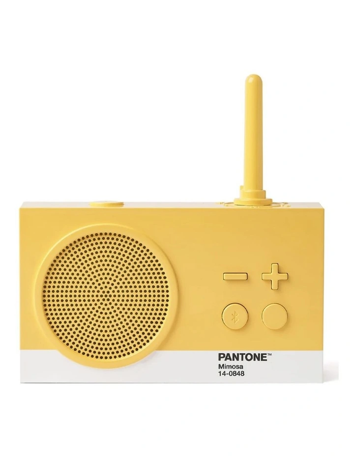 Lexon Thykho 3 Fm Radio & Bluetooth Speaker PANTONE -Yellow image 1