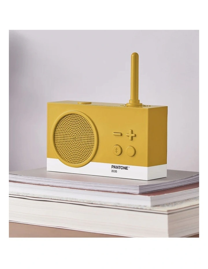 Lexon Thykho 3 Fm Radio & Bluetooth Speaker PANTONE -Yellow image 3