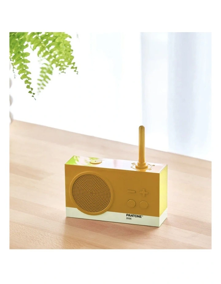 Lexon Thykho 3 Fm Radio & Bluetooth Speaker PANTONE -Yellow image 4