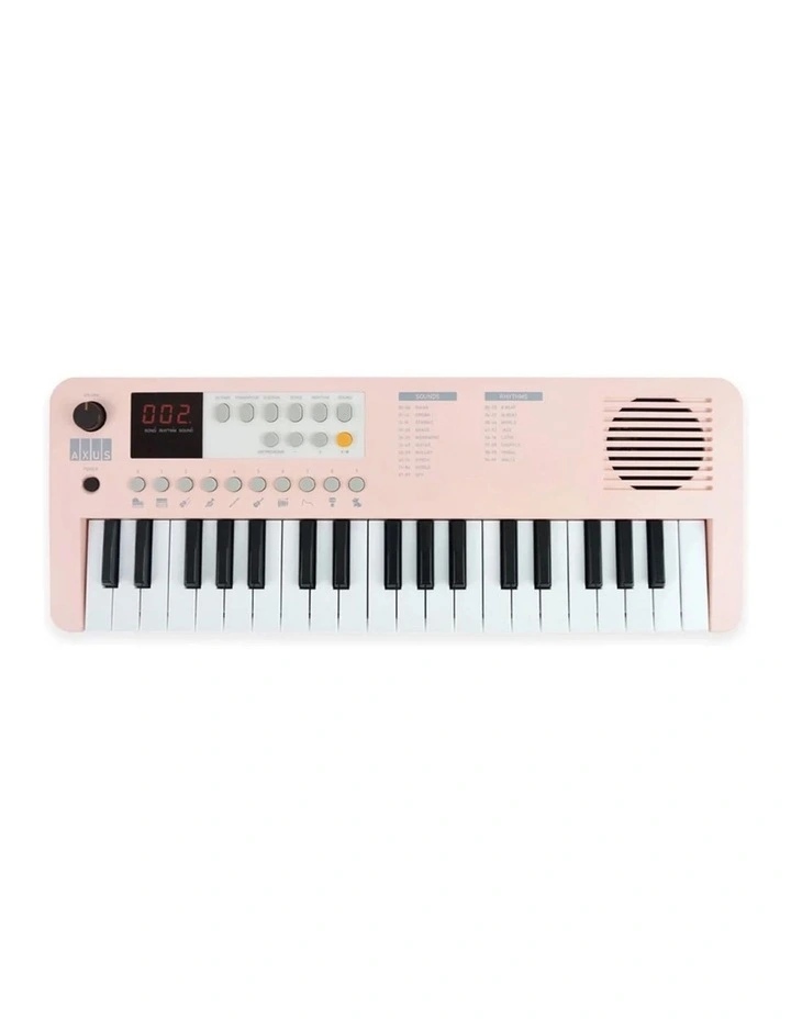 Axus Mini Keyboard 37 Key Keyboard - Pink image 1