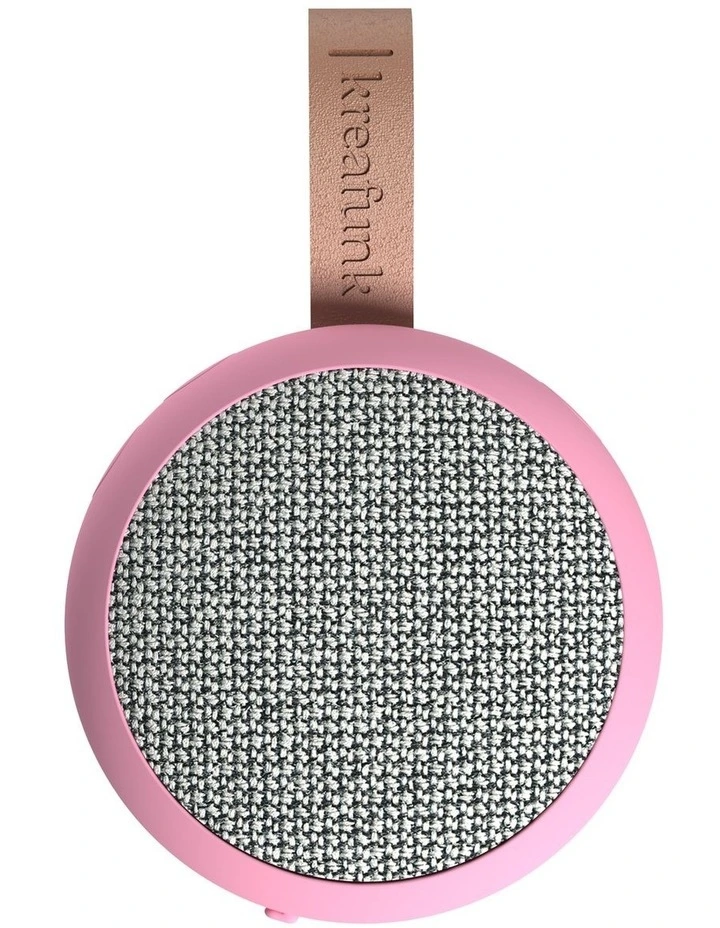 Kreafunk Ago 2 Fabric Bluetooth Speaker - Fresh Pink image 2