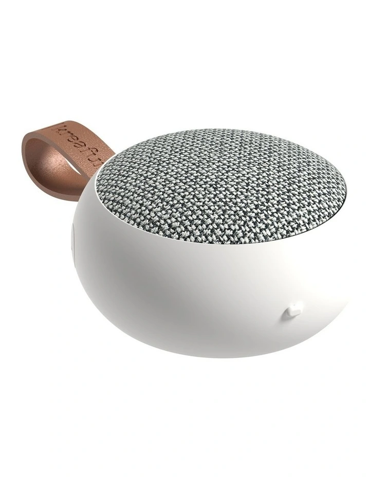 Kreafunk Ago 2 Fabric Bluetooth Speaker - White image 1